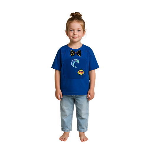 TeeBoo™ Oversized Kids Shirt – With StickyBooPad™ Zones