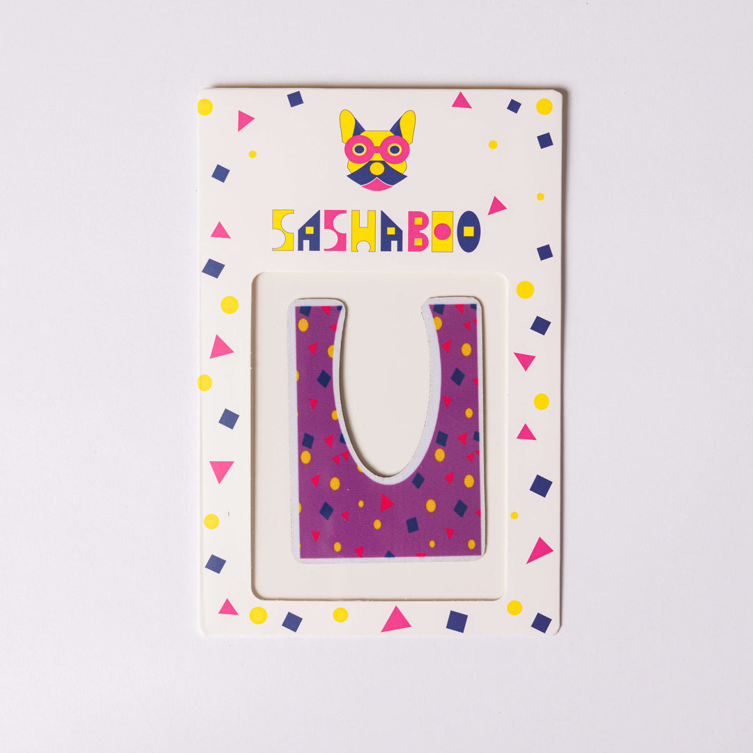Letter U reusable alphabet patch for kids learning letters spelling names and creative educational play