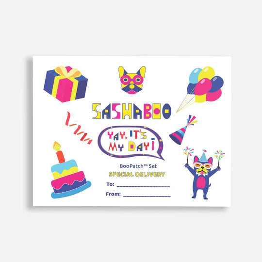 Yay, It’s My Day™ BooPatch™ Set – Birthday Patches