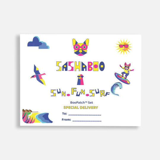 Sun Fun Surf™ BooPatch™ Set – Beach & Summer Patches