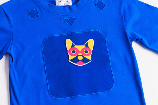 TeeBoo™ Oversized Kids Shirt – With StickyBooPad™ Zones