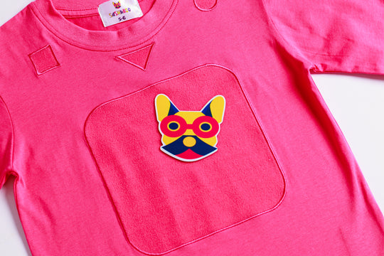 TeeBoo™ Oversized Kids Shirt – With StickyBooPad™ Zones