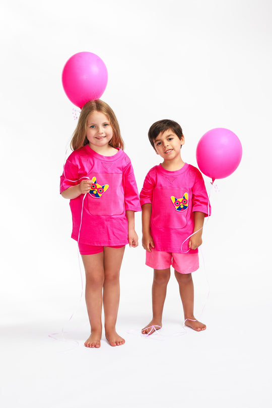 TeeBoo™ Oversized Kids Shirt – With StickyBooPad™ Zones