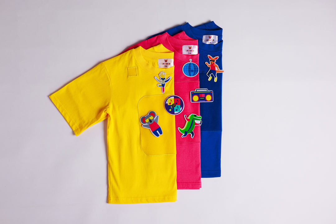 Aussie Animals Disco™ BooPatch™ Set – Kangaroo & Koala Patches